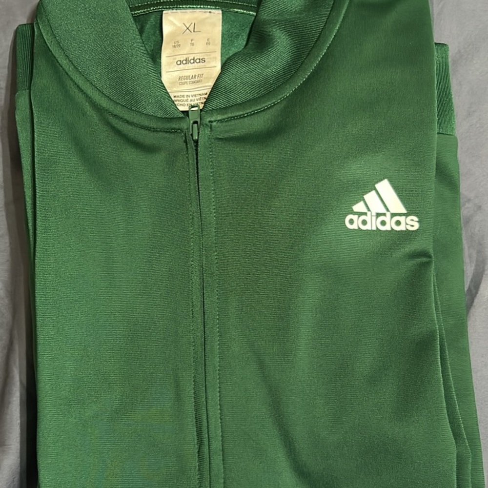 Adidas Forest Green Track Jacket